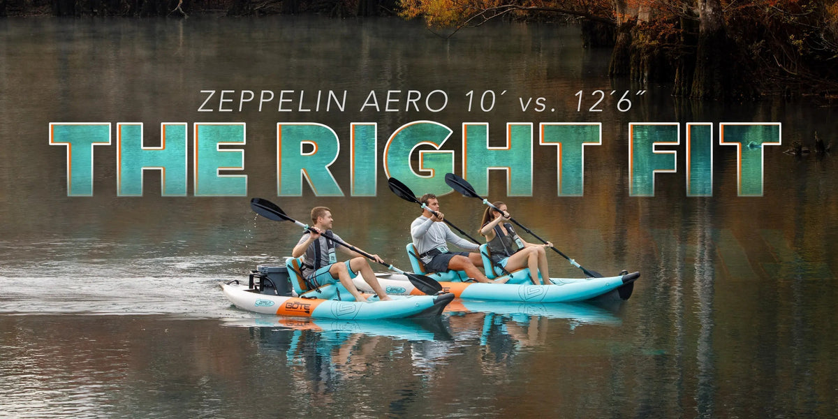 3 people kayaking next to each other two on a tandem kayak and one on a single kayak.