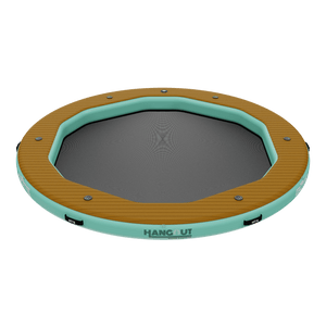 Top view of the Inflatable Hangout Water Hammock 10 Classic