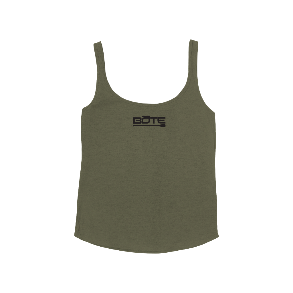 Back view the Women's Folds of Honor Relaxed Fit Tank