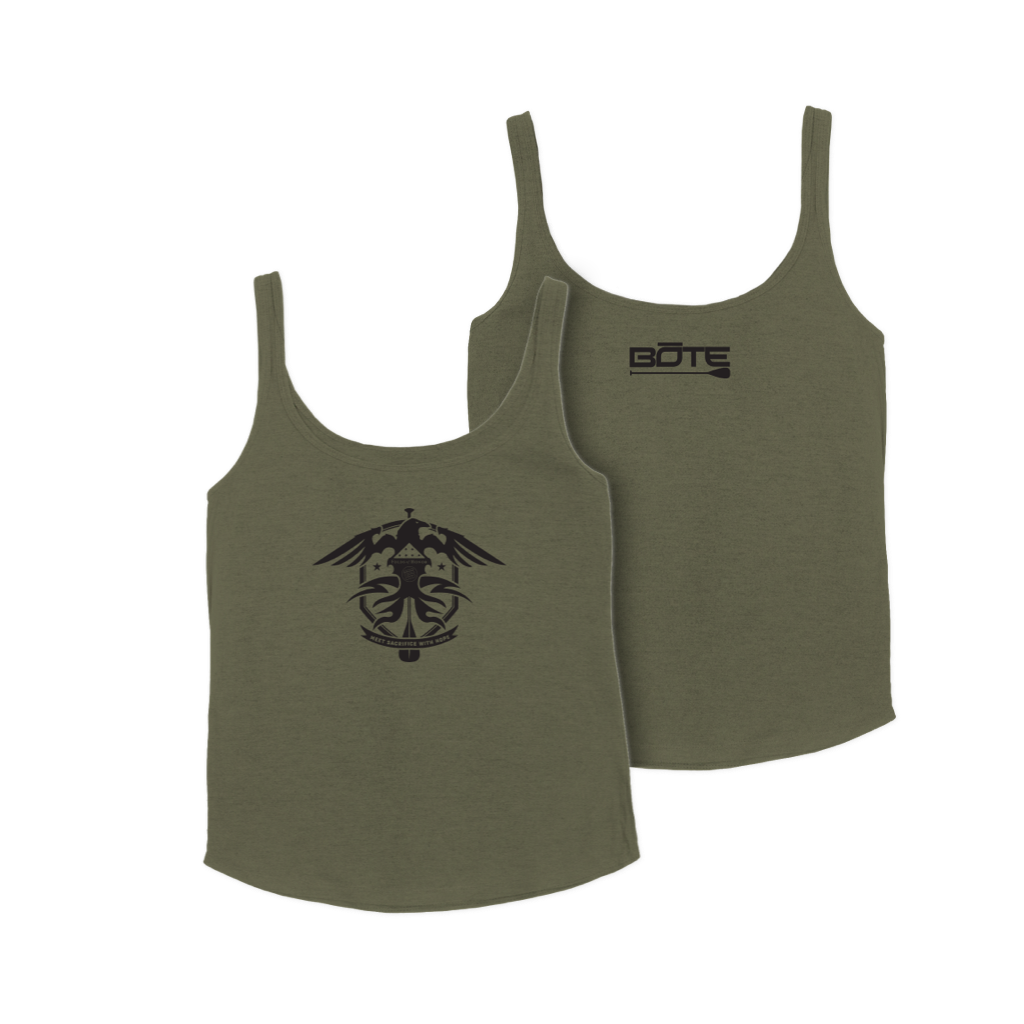 Front and back image of the Women's Folds of Honor Relaxed Fit Tank