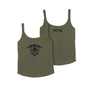 Front and back image of the Women's Folds of Honor Relaxed Fit Tank