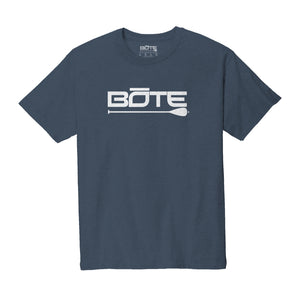Front view of the Men's Logo Navy Tee Shirt