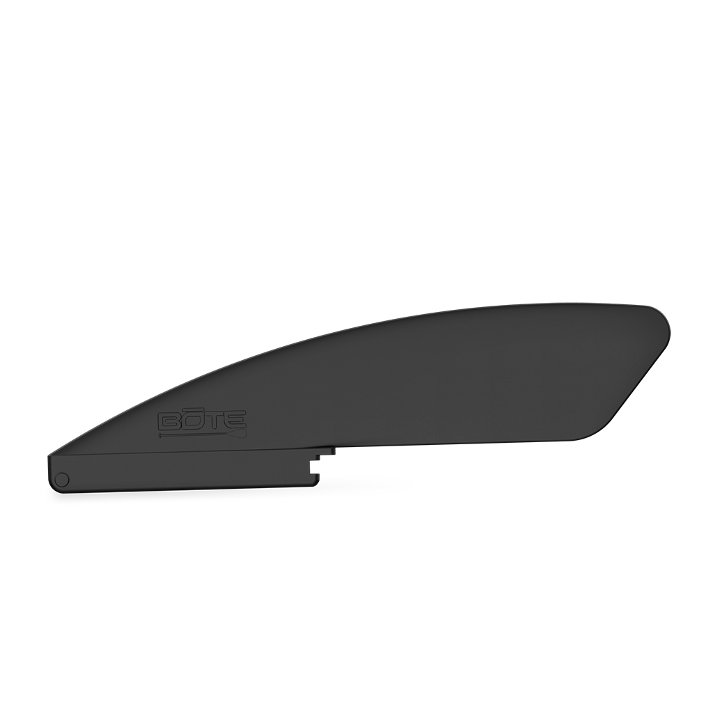 Side profile view of black 3" Click-In Center Fin.