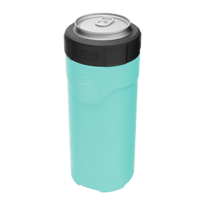 A detailed image of the MAGNEChill Can Cooler Slim Seafoam, showing its design and key features.