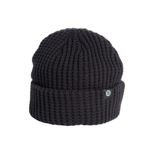 Front view of BOTE Circle B Logo Beanie in Black