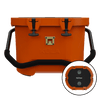 Front and top view of the Kula 10 cooler in sedona