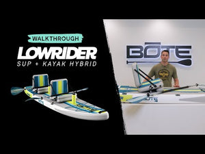 LowRider Aero SUP+Kayak Hybrid video walkthrough.