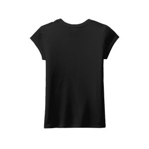 Back view the Youth Girl's Logo Tee