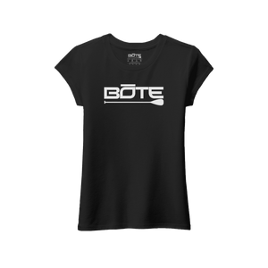 Front view of the Youth Girl's Logo Tee