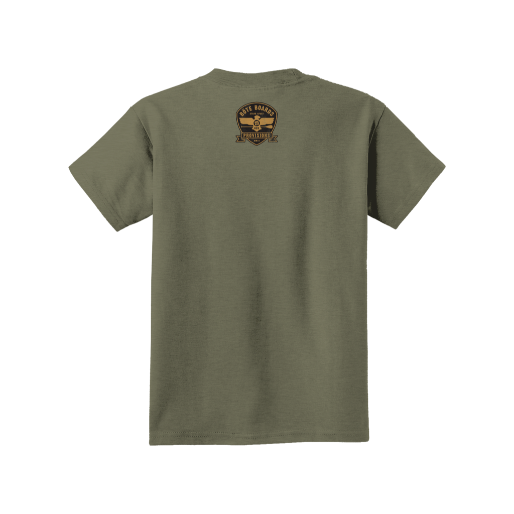 Back view the Youth Boy's Eagle Supply Tee