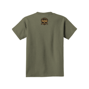 Back view the Youth Boy's Eagle Supply Tee