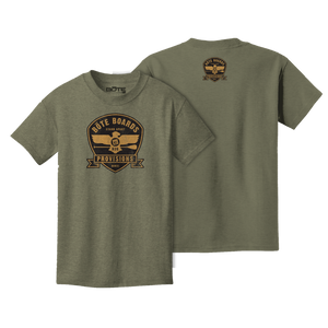 Front and back image of the Youth Boy's Eagle Supply Tee