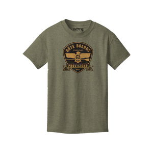 Front view of the Youth Boy's Eagle Supply Tee