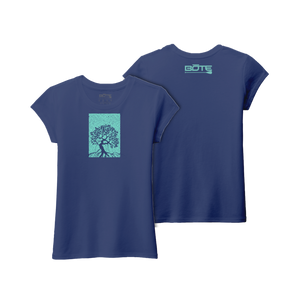 Front and back image of the Youth Girl's Starry Night Tee