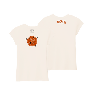 Front and back image of the Youth Girl's Tribe Tee