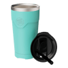 A detailed image of the MAGNETumbler 20oz with Lid Seafoam, showing its design and key features.